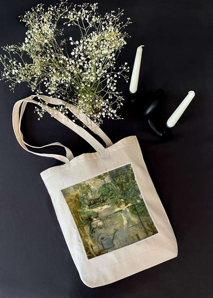 Torba z naszywką Krzesło do kosza Berthe Morisot