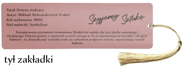 Zakładka do książki Demon (siedzi) Mikhail Aleksandrovich Vrubel