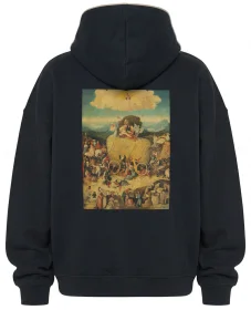 Bluza oversize Tryptyk woźnicy Hieronim Bosch