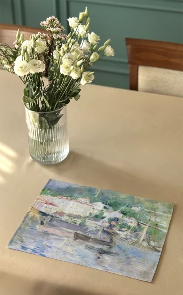 Podkładka na stół Port w Nicei Berthe Morisot