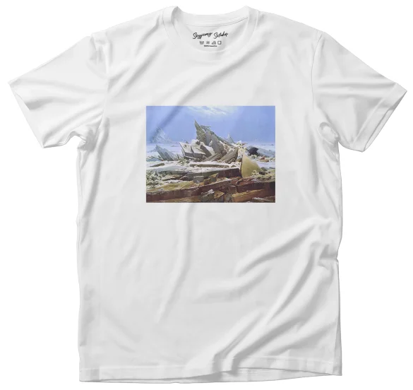 Koszulka z nadrukiem Morze lodu Caspar David Friedrich