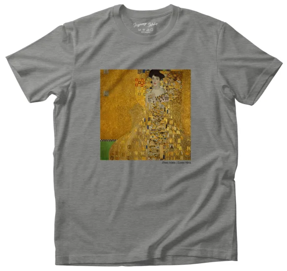 Koszulka z nadrukiem Złota Adela Gustav Klimt