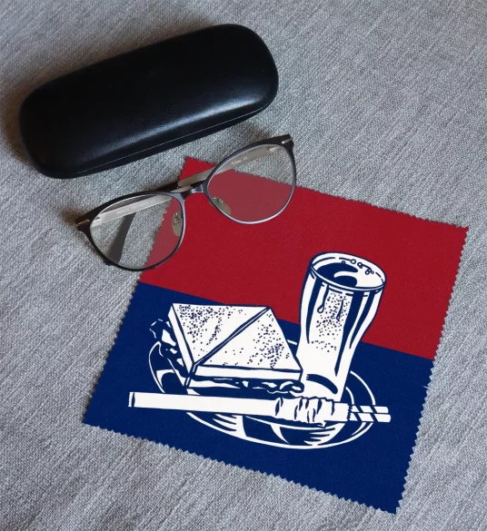 Ściereczka do okularów Sandwich and soda Roy Lichtenstein