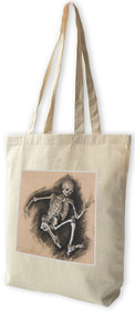 Torba z naszywką Studium szkieletu Władysław Podkowiński