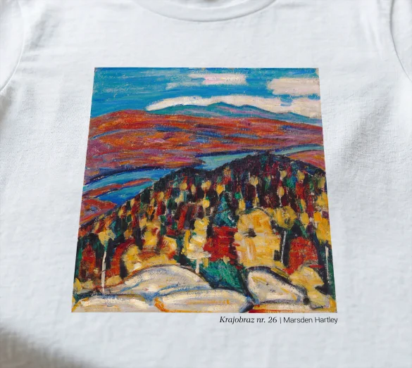 Koszulka z nadrukiem Krajobraz nr. 26 Marsden Hartley