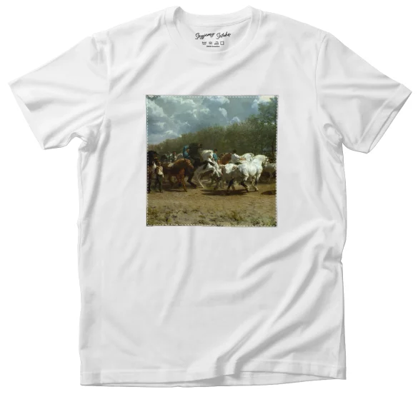 Koszulka z naszywką Targ koni Rosa Bonheur