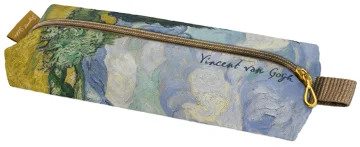 Piórnik szkolny prostokątny Pole pszenicy z cyprysami Vincent Van Gogh
