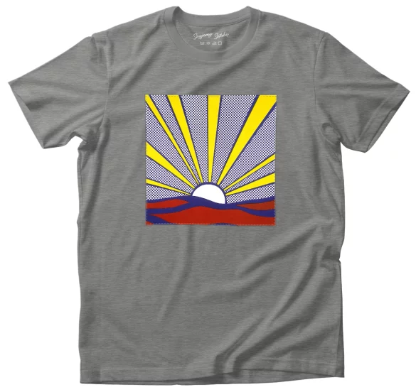 Koszulka z naszywką Landscape Roy Lichtenstein