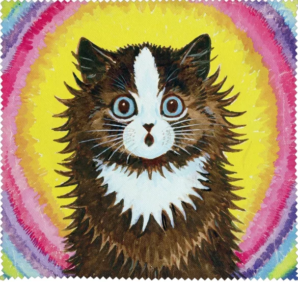 Ściereczka do okularów Kot w tęczy Louis Wain