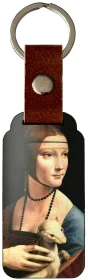 Brelok Dama z gronostajem Leonardo da Vinci