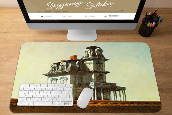 Podkładka Dom przy torach kolejowych Edward Hopper 60x40cm