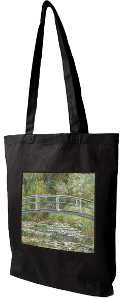 Torba z naszywką Most nad stawem z liliami wodnymi Claude Monet
