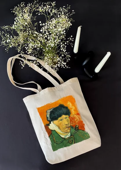 Torba bawełniana Autoportret z zabandażowanym uchem Vincent Van Gogh