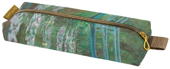 Piórnik szkolny prostokątny Most nad stawem z liliami wodnymi Claude Monet