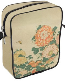 Torba Listonoszka Chryzantemy i pszczoła Katsushika Hokusai