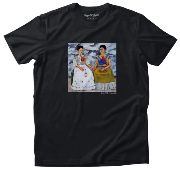 Koszulka z nadrukiem Dwie Fridy Frida Kahlo