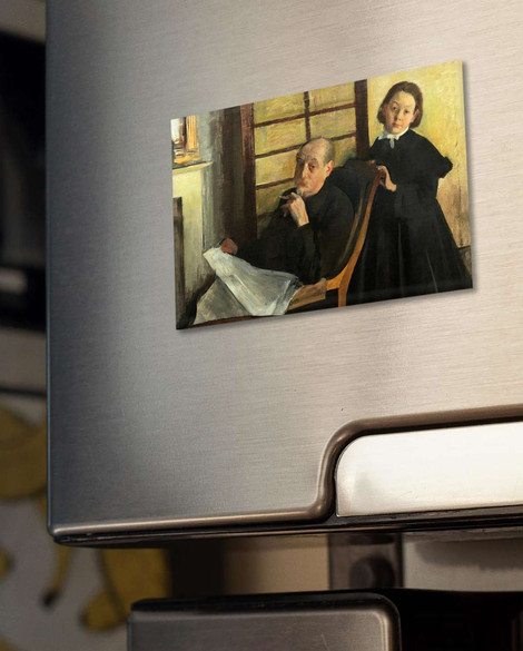 Magnes Henri Degas i jego siostrzenica Lucie Degas Edgar Degas