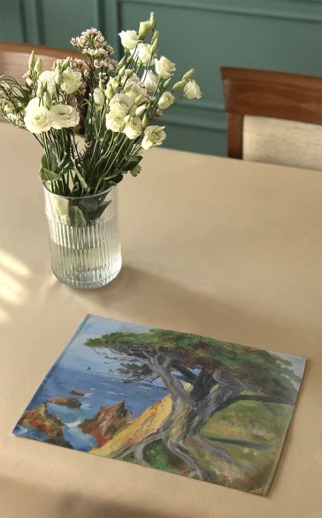 Podkładka na stół Pejzaż z Monterey Wojciech Kossak