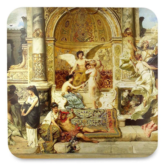 Podkładka pod kubek Kurtyna teatru Juliusza Słowackiego w Krakowie Henryk Siemiradzki