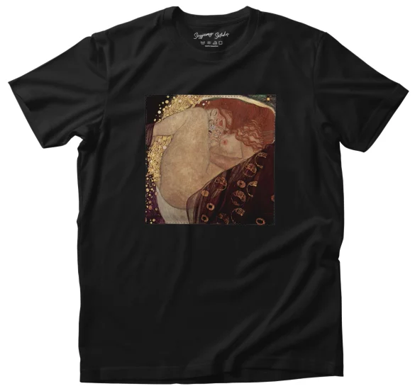 Koszulka z naszywką Danae Gustav Klimt