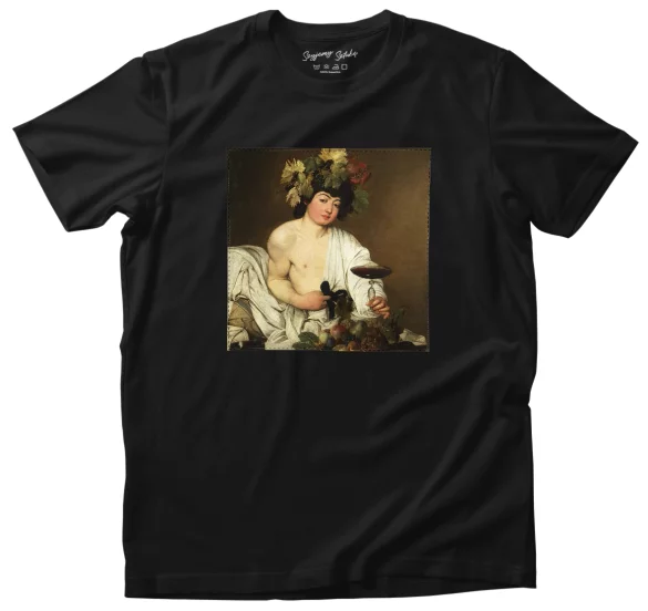 Koszulka z naszywką Bachus Caravaggio
