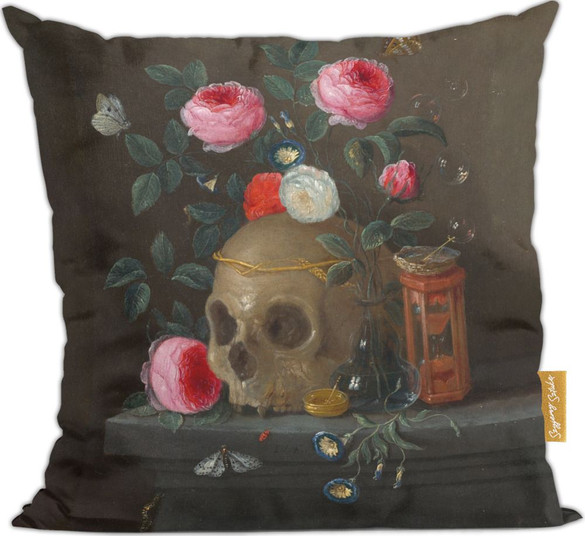 Poduszka Vanitas martwa natura Jan van Kessel (starszy) 