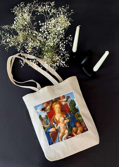 Torba z naszywką Madonna i Dzieciątko z czyżykiem Albrecht Dürer