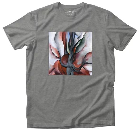 Koszulka z naszywką Jesienne drzewa Georgia O’Keeffe