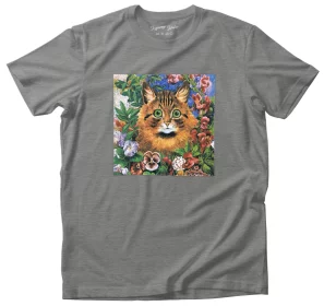 Koszulka z nadrukiem Studium kota Louis Wain