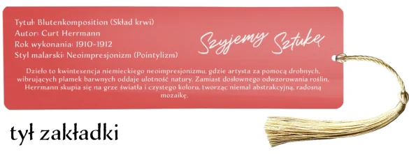 Zakładka do książki Blutenkomposition (Skład krwi) Curt Herrmann