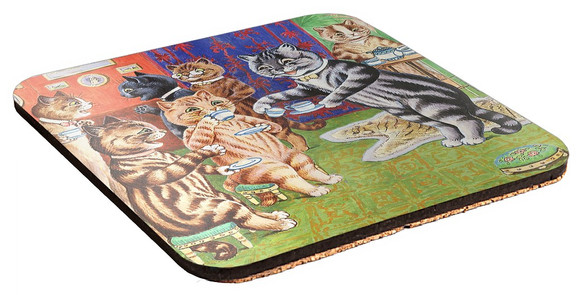 Podkładka pod kubek Herbata dla kota Louis Wain