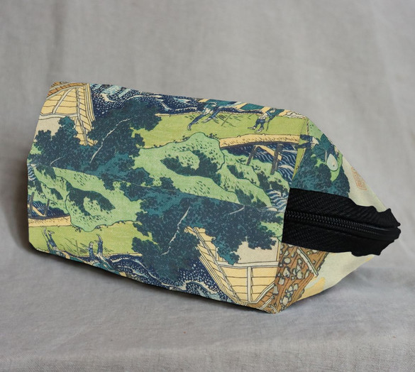 Kosmetyczka Wodospad Ono na drodze Kisokaidō Katsushika Hokusai