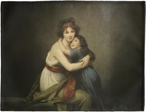 Podkładka na stół Autoportret z córką Élisabeth Vigée-Lebrun