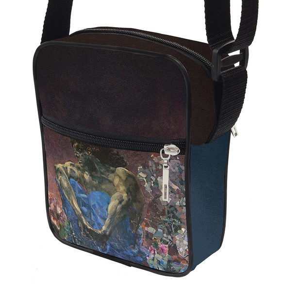 Torba Listonoszka Demon (siedzi) Mikhail Aleksandrovich Vrubel