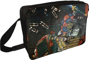 Torba na ramię Bitwa pod Shijō Nawate Utagawa Kuniyoshi