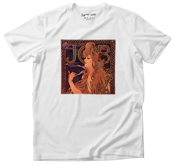 Koszulka z naszywką Job Alfons Mucha