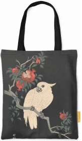 Torba na ramię Biała papuga i granat Ohara Koson