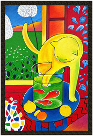 Naszywka Kot ze złotą rybką Henri Matisse