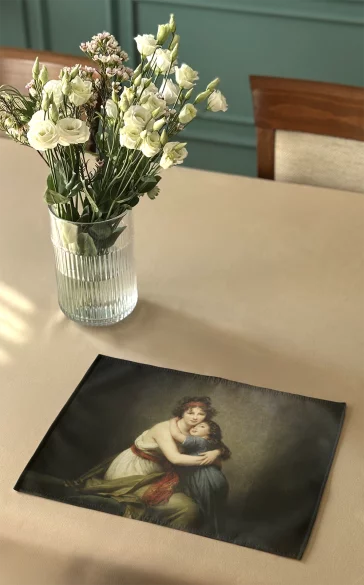 Podkładka na stół Autoportret z córką Élisabeth Vigée-Lebrun