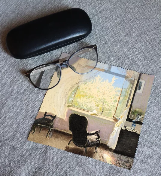 Ściereczka do okularów Wnętrze pracowni artysty Leon Wyczółkowski