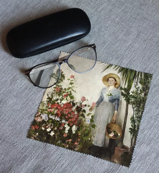 Ściereczka do okularów W oranżerii (W cieplarni) Olga Boznańska
