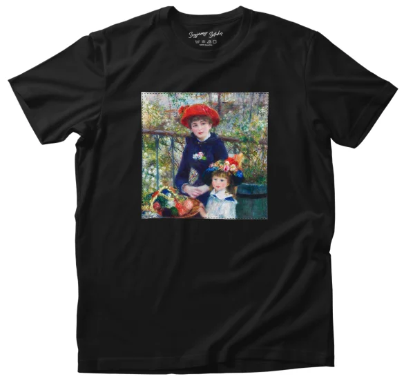 Koszulka z naszywką Dwie siostry (na tarasie) Pierre-Auguste Renoir