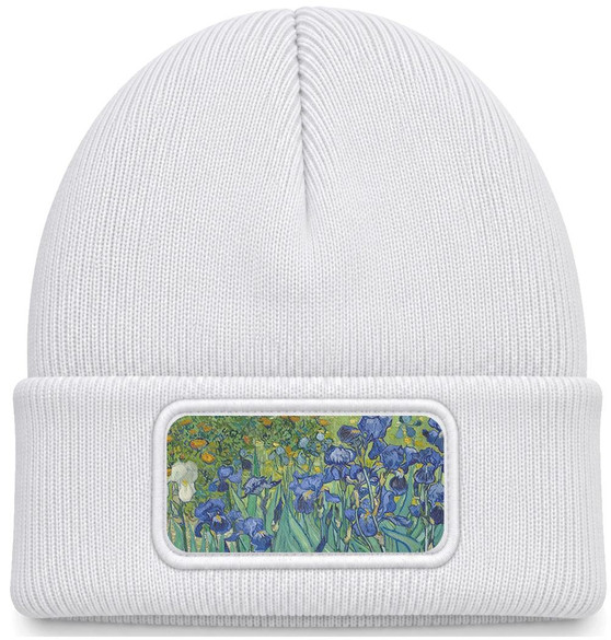 Czapka zimowa Irysy Vincent Van Gogh – biała