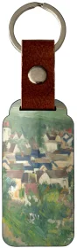 Brelok Auvers, widok panoramiczny Paul Cezanne