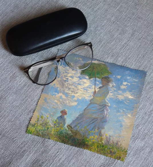 Ściereczka do okularów Kobieta z parasolem Claude Monet