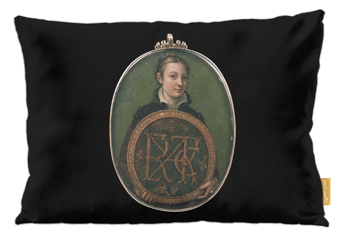 Poduszka dekoracyjna na prezent z obrazem Autoportret, 1556 Sofonisba Anguissola Szyjemy Sztukę