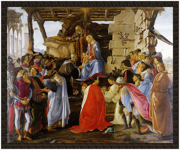 Naszywka Pokłon Trzech Króli Sandro Botticelli