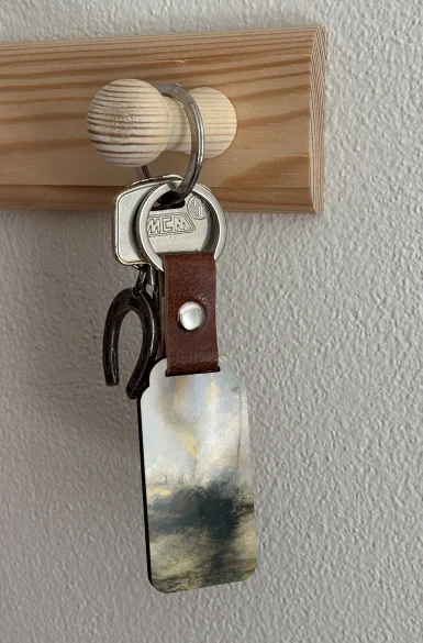 Brelok Śnieżyca: Parowiec na wejściu do portu William Turner