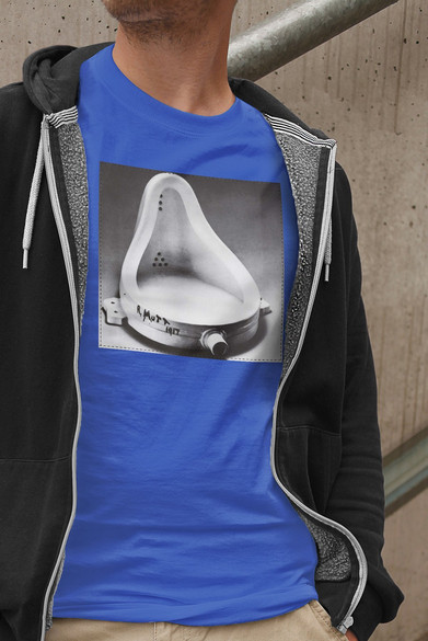 Koszulka z naszywką Fontanna Marcel Duchamp