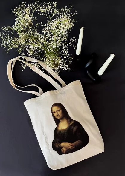 Torba bawełniana Mona Lisa Leonardo da Vinci